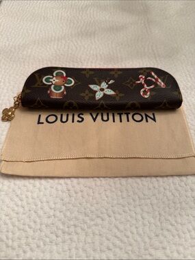 Louis Vuitton Vivienne Monogram Holiday Charlotte Pencil Pouch AUTHENTIC